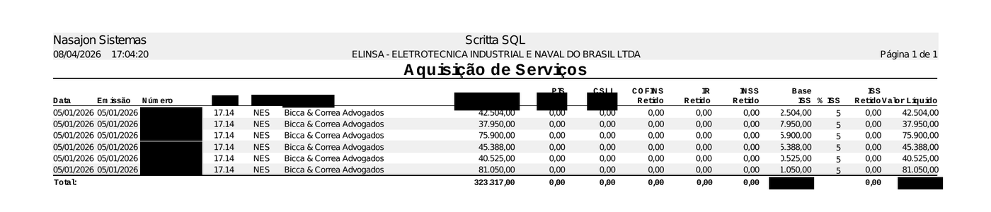 Página 3 — Planilhas de pagamento ao escritório — Elinsa (2024-2026) (com dados sensíveis redigidos)